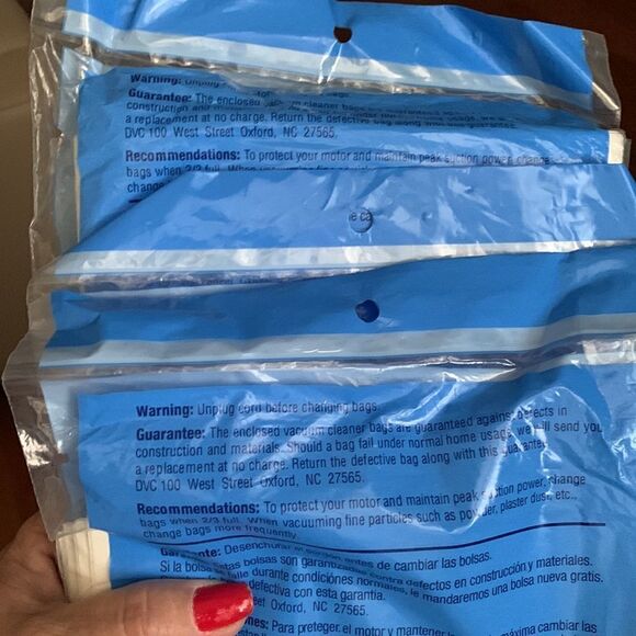 GE swivel top canister, premier canister vacuum bags (three packs of five) - Picture 2 of 3